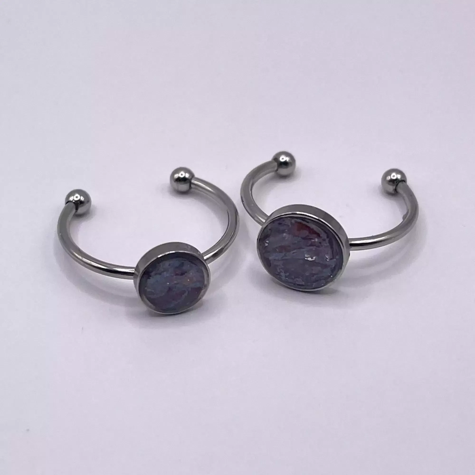 Anillo Esencia Morada Talla Grande