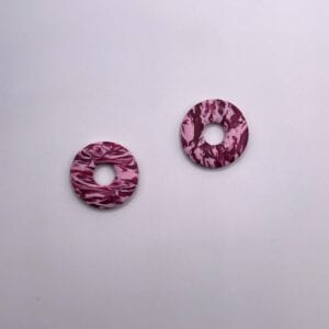 Charm Donut Marmolado Rosado
