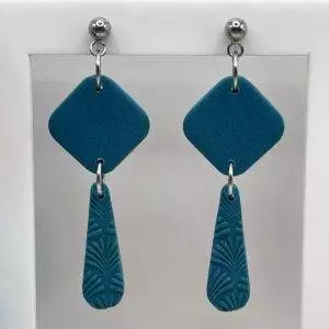 Pendiente Estel Azul
