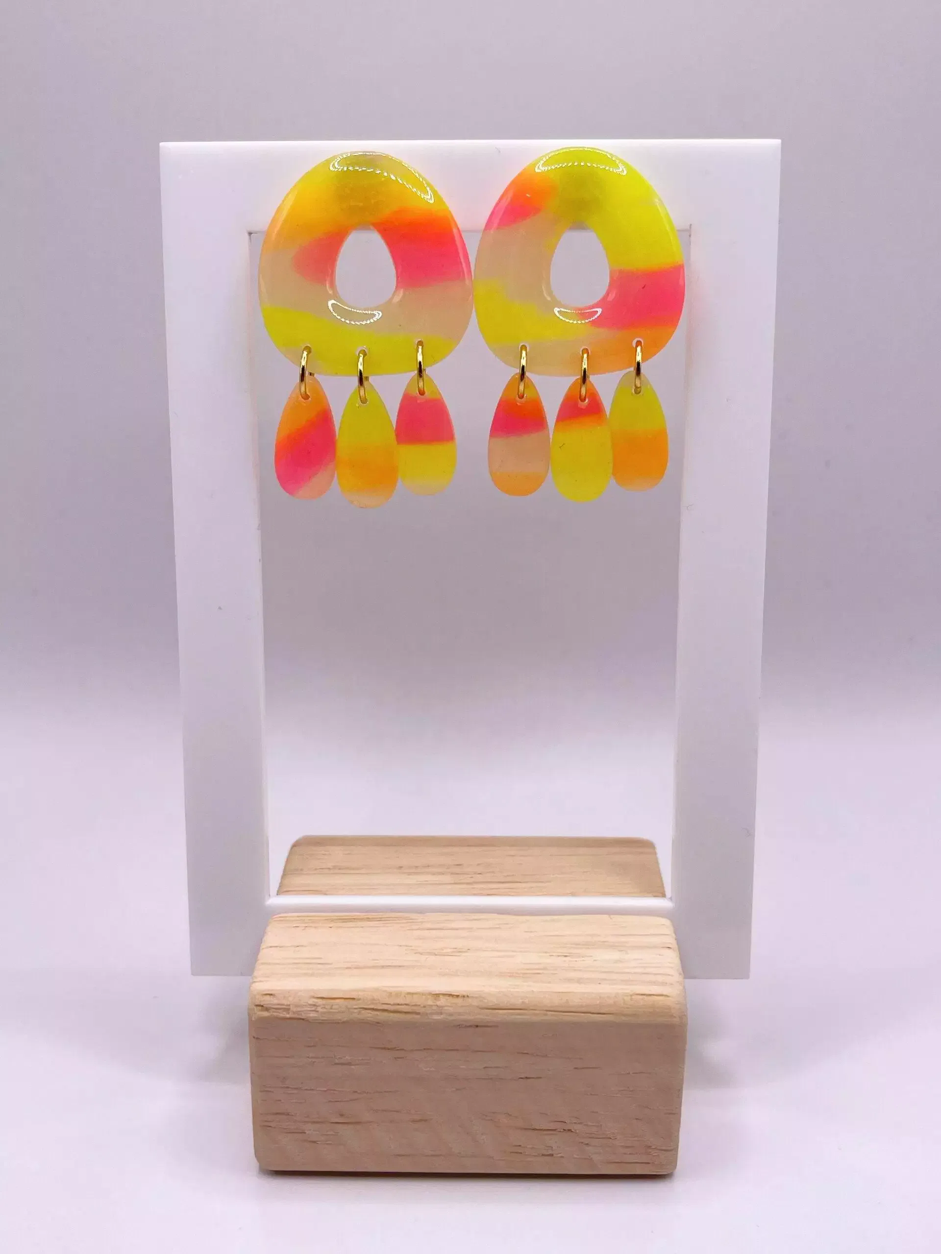 Pendientes Aurora Neon