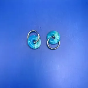 Pendientes + Charm Mareas Azul
