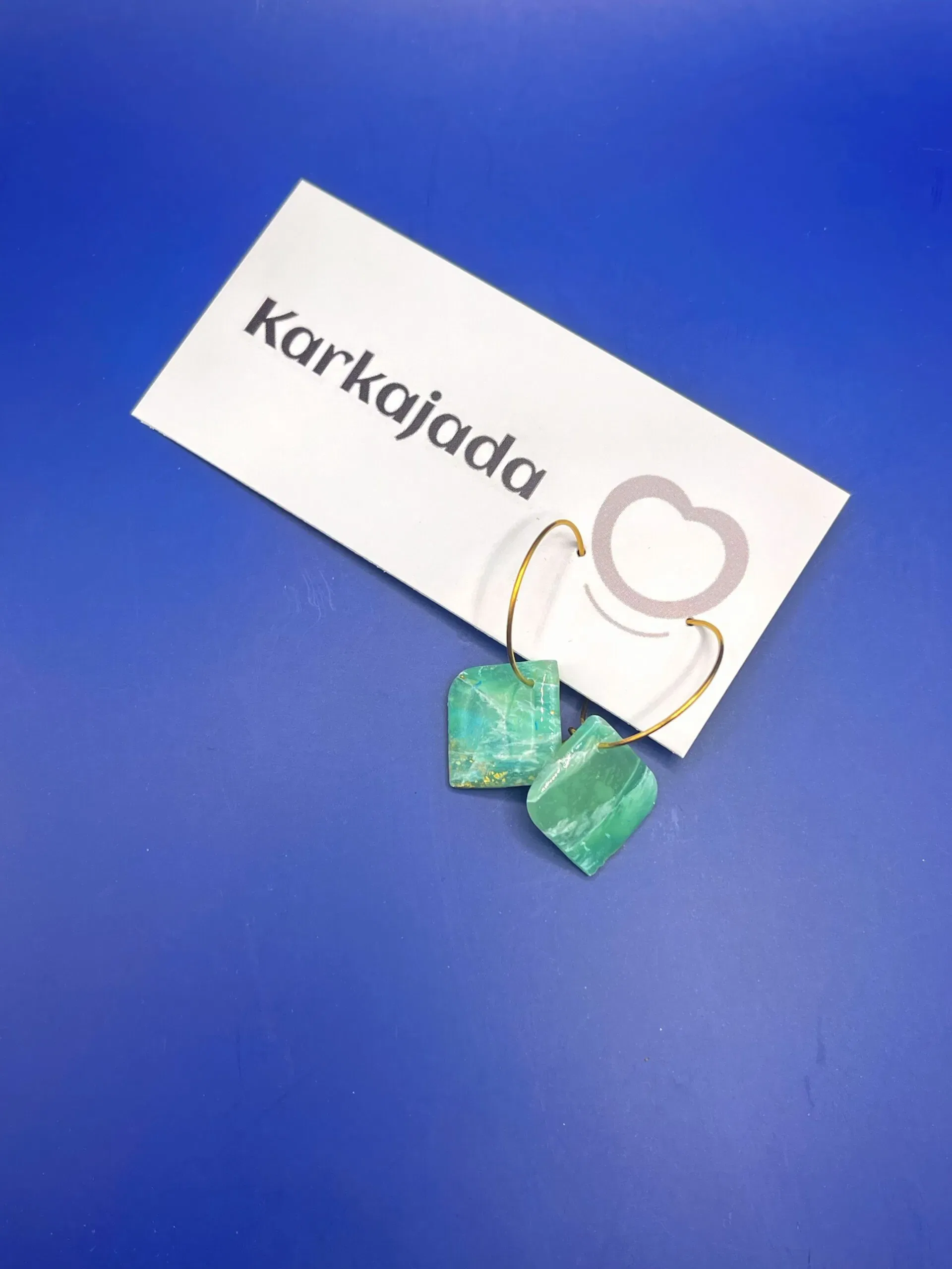 Pendientes Rounded Turquesa