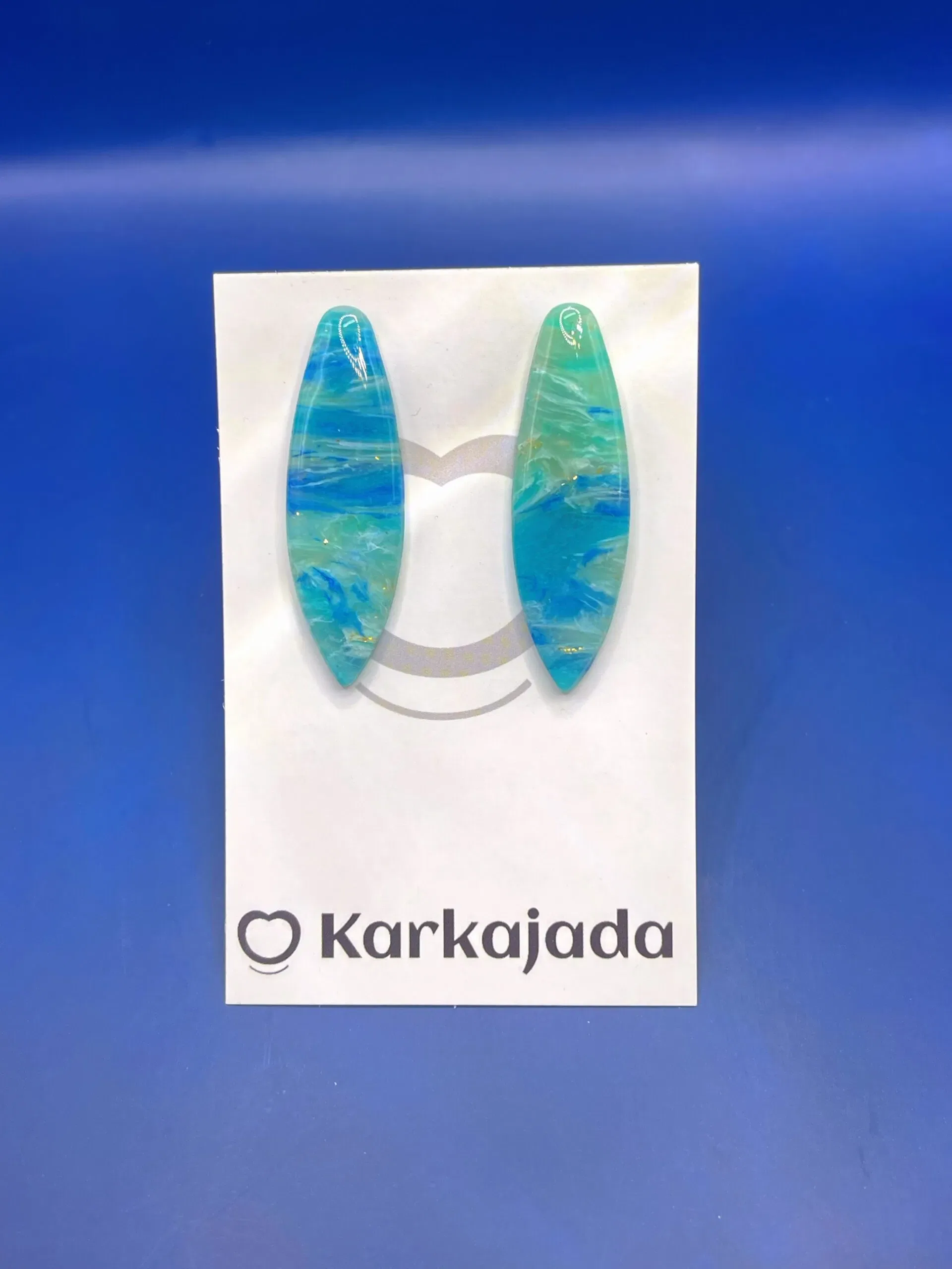 Pendientes Surf Azul