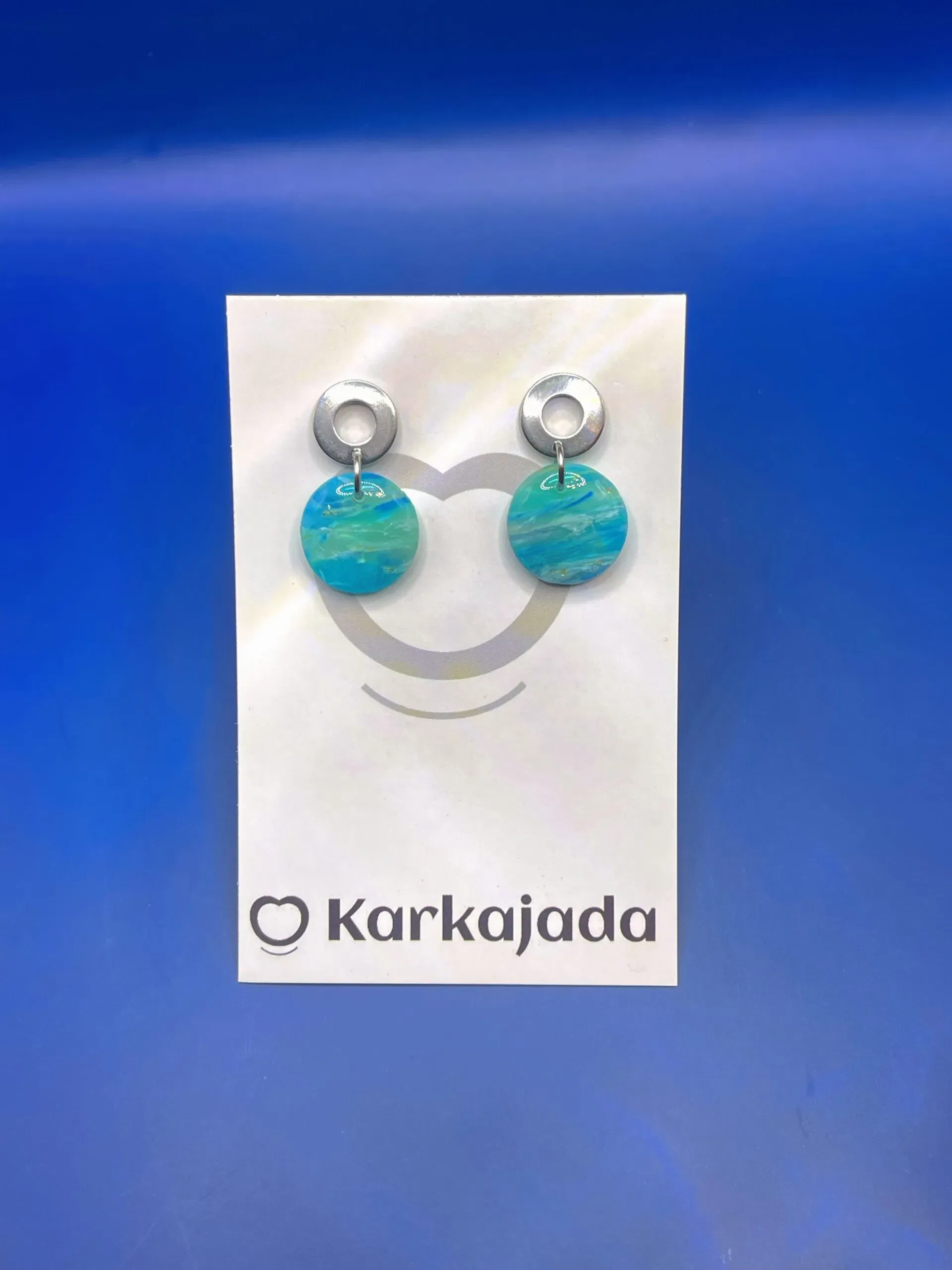 Pendientes Doblo Azul