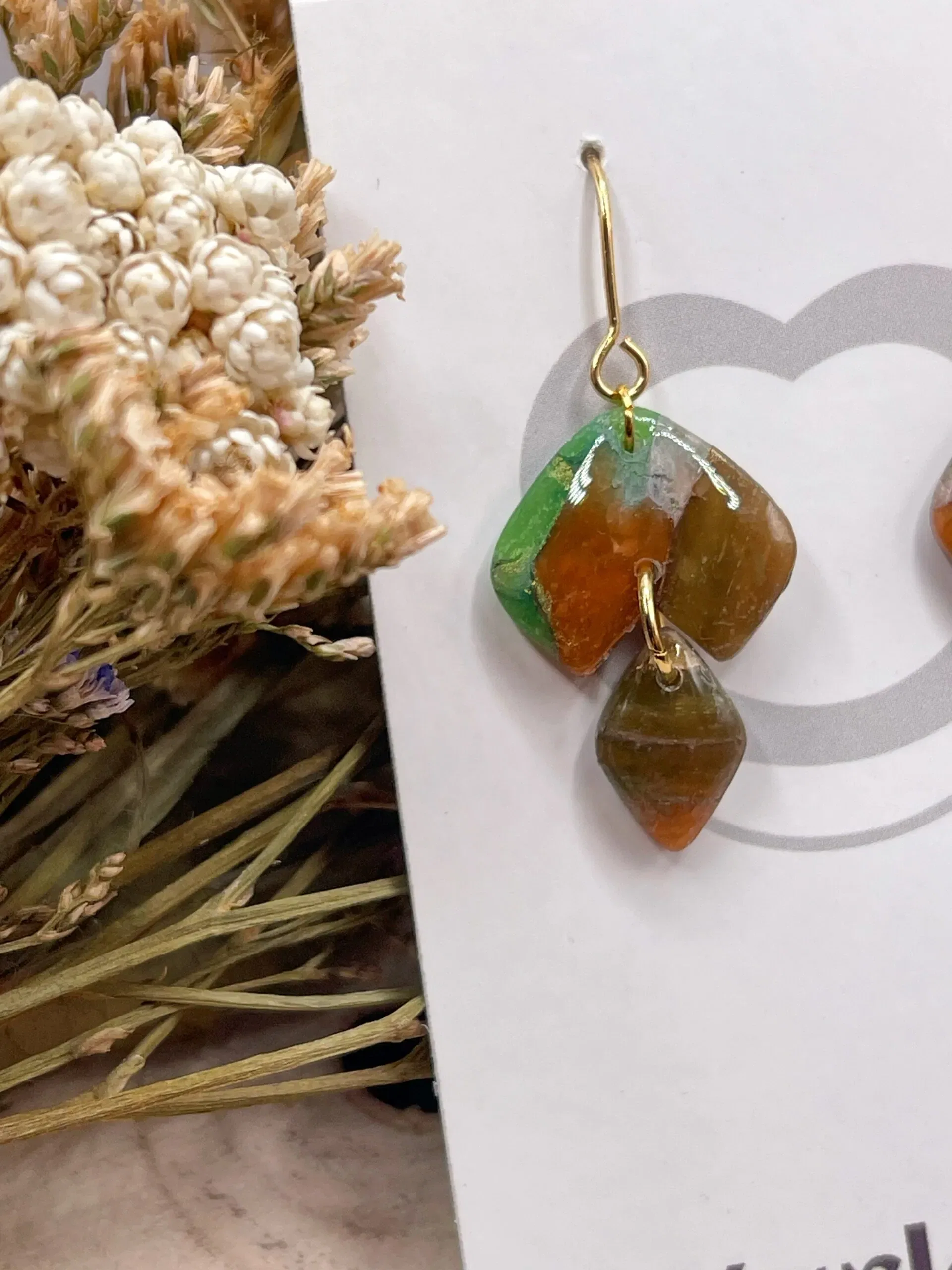 Pendientes Fish Otoño - Imagen 2