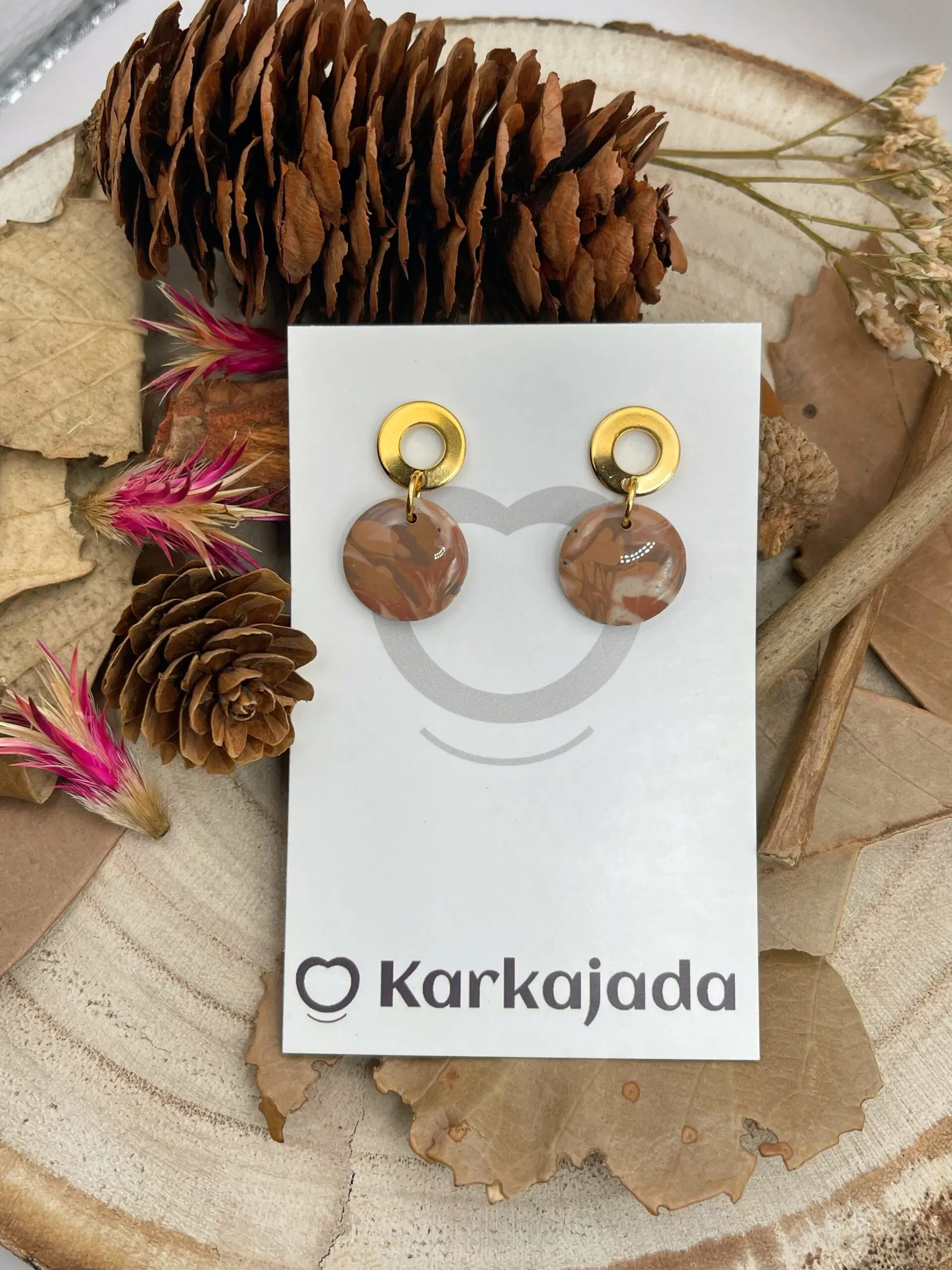 Pendientes Doblo Latte
