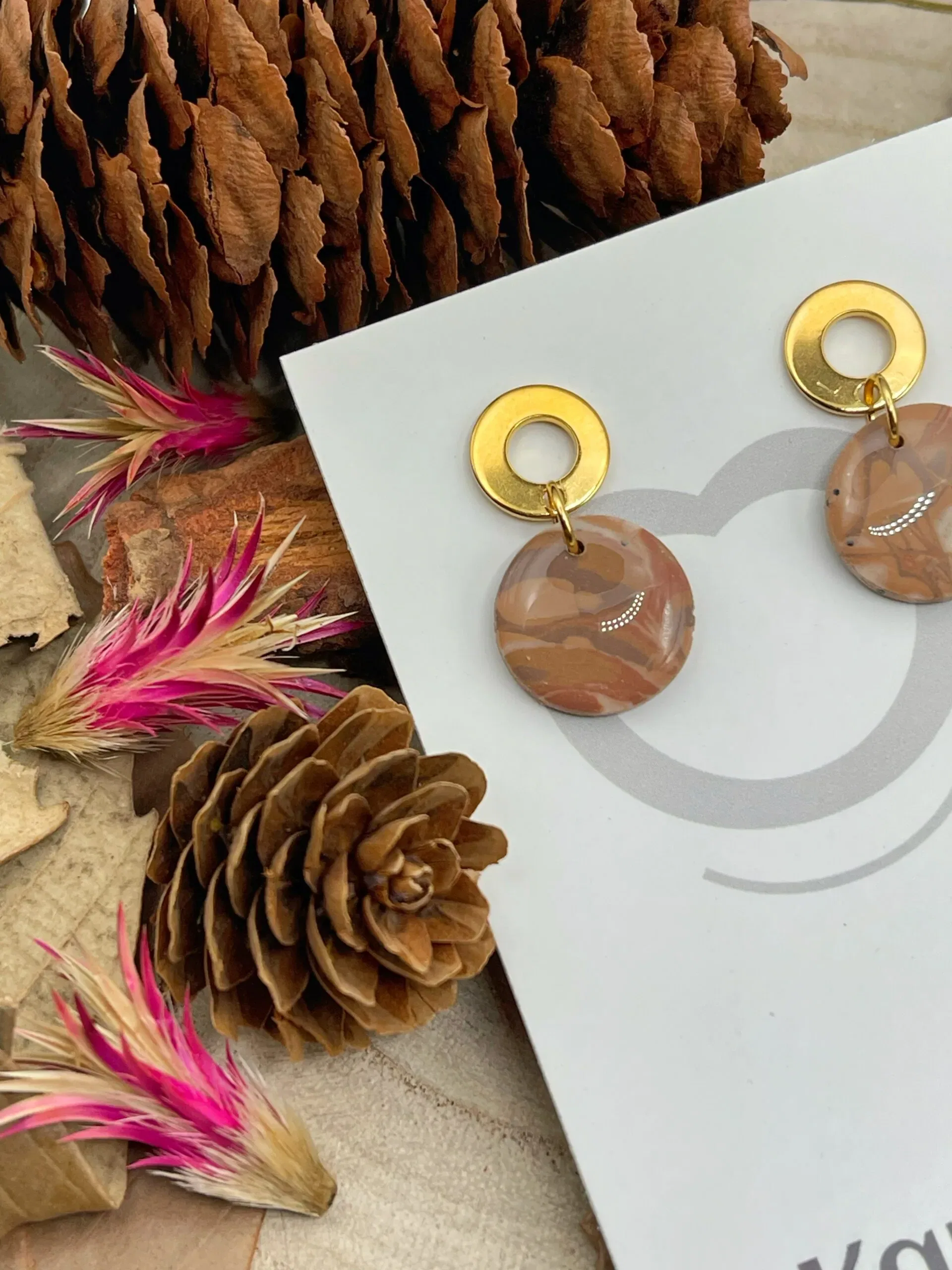 Pendientes Doblo Latte - Imagen 2