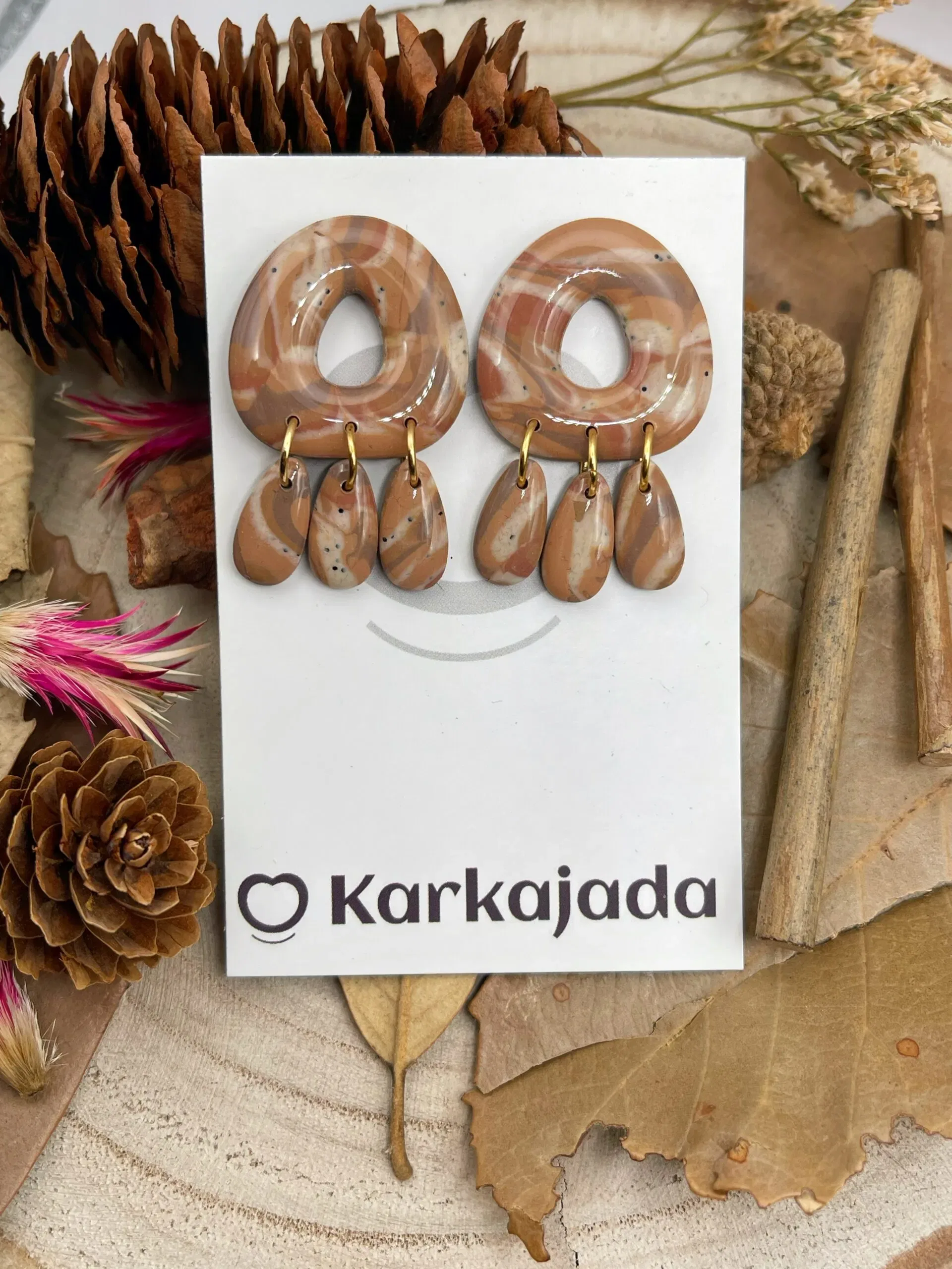 Pendientes Aurora Latte