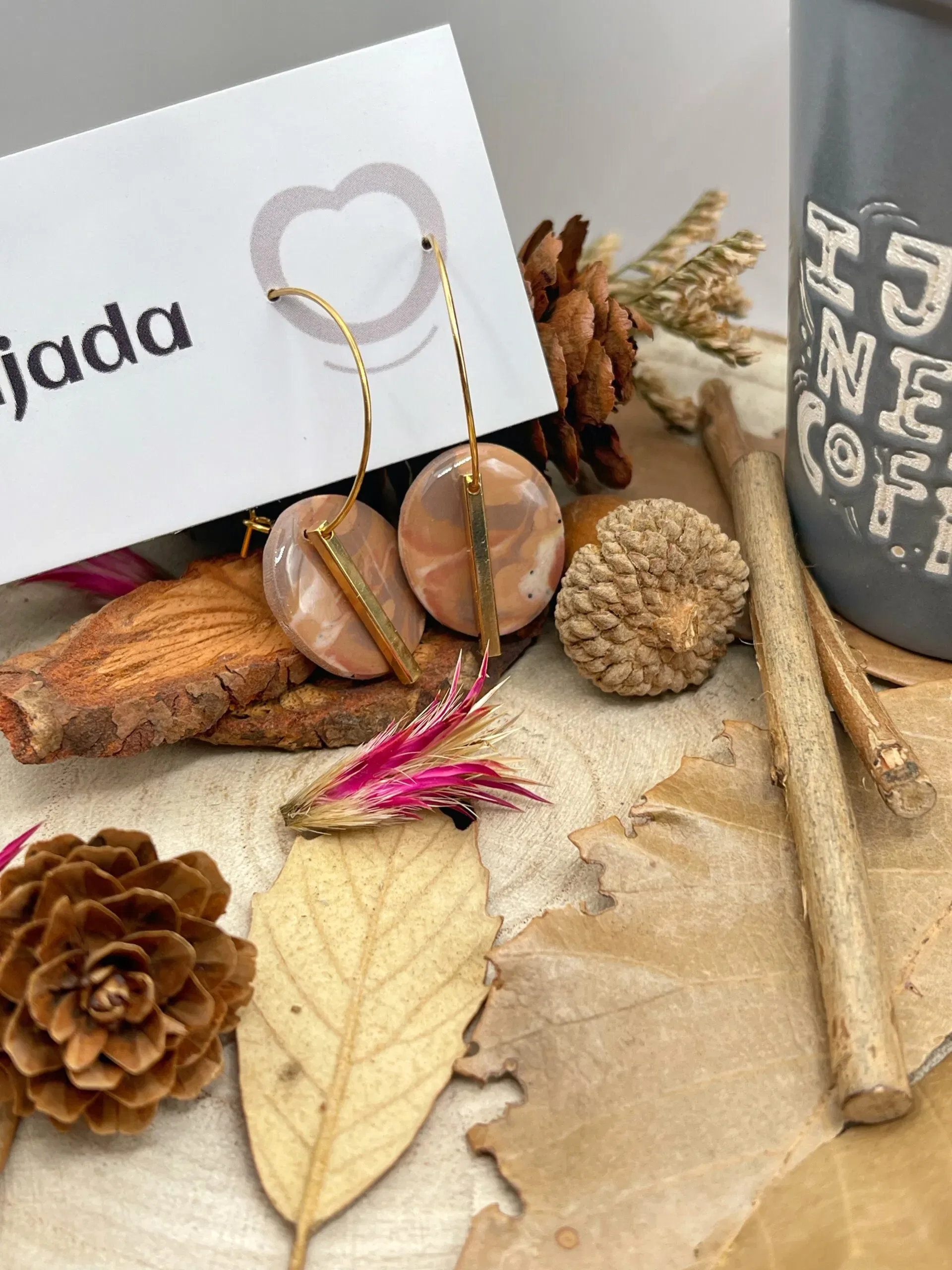 Pendientes Aurea Latte