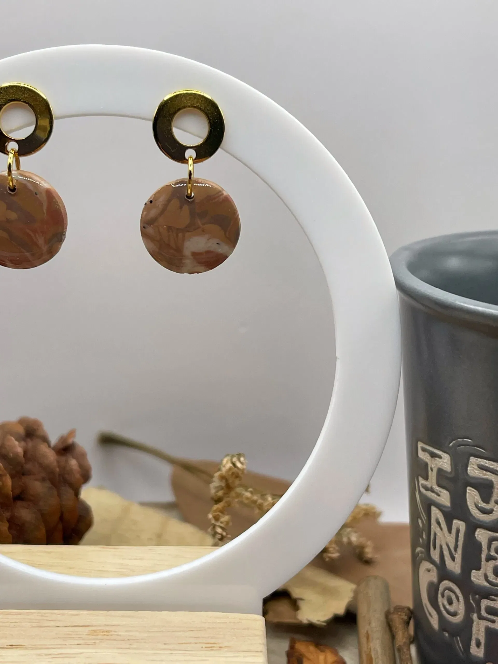 Pendientes Doblo Latte - Imagen 3