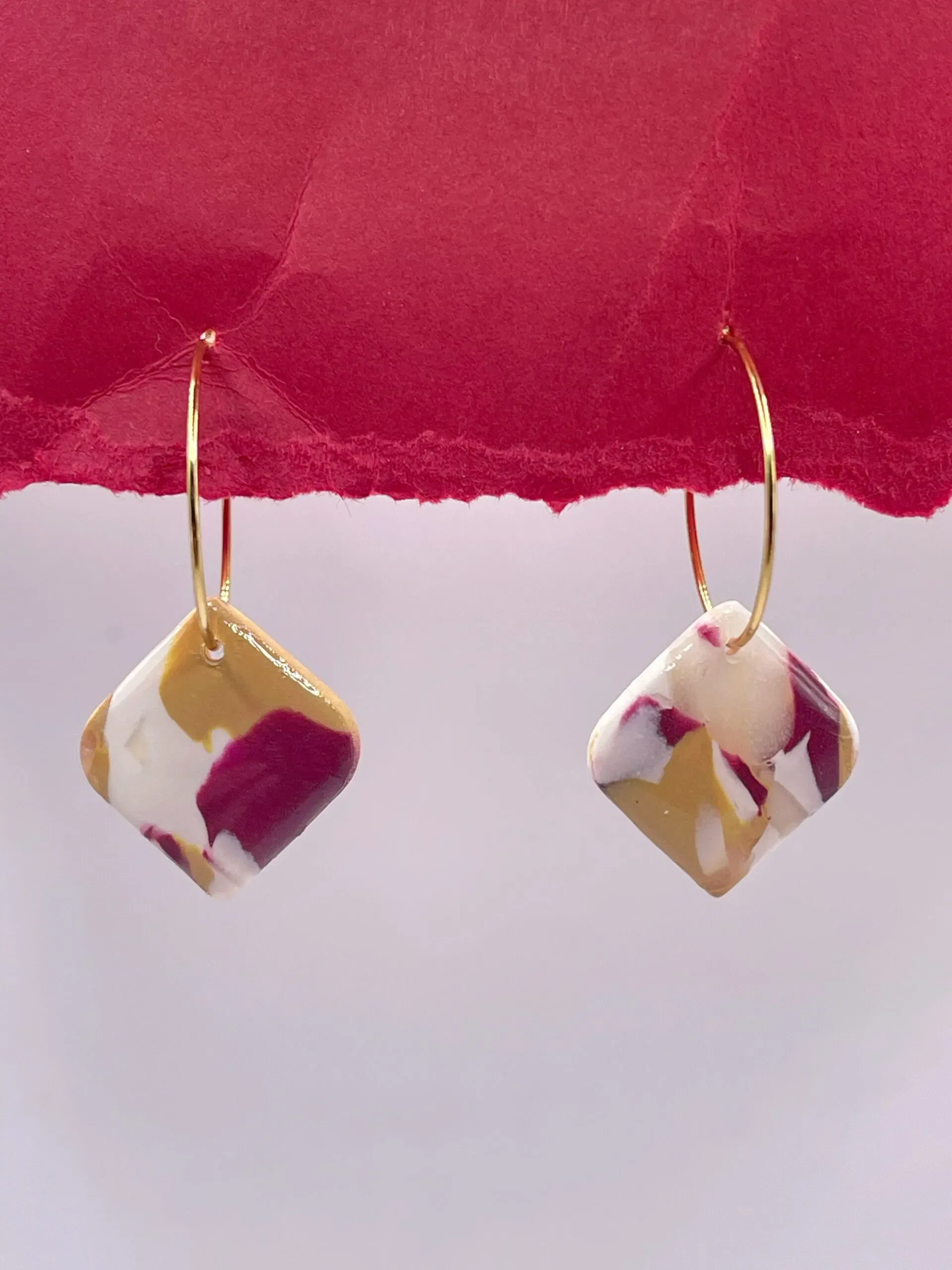 Pendientes Rounded Sienna - Imagen 2
