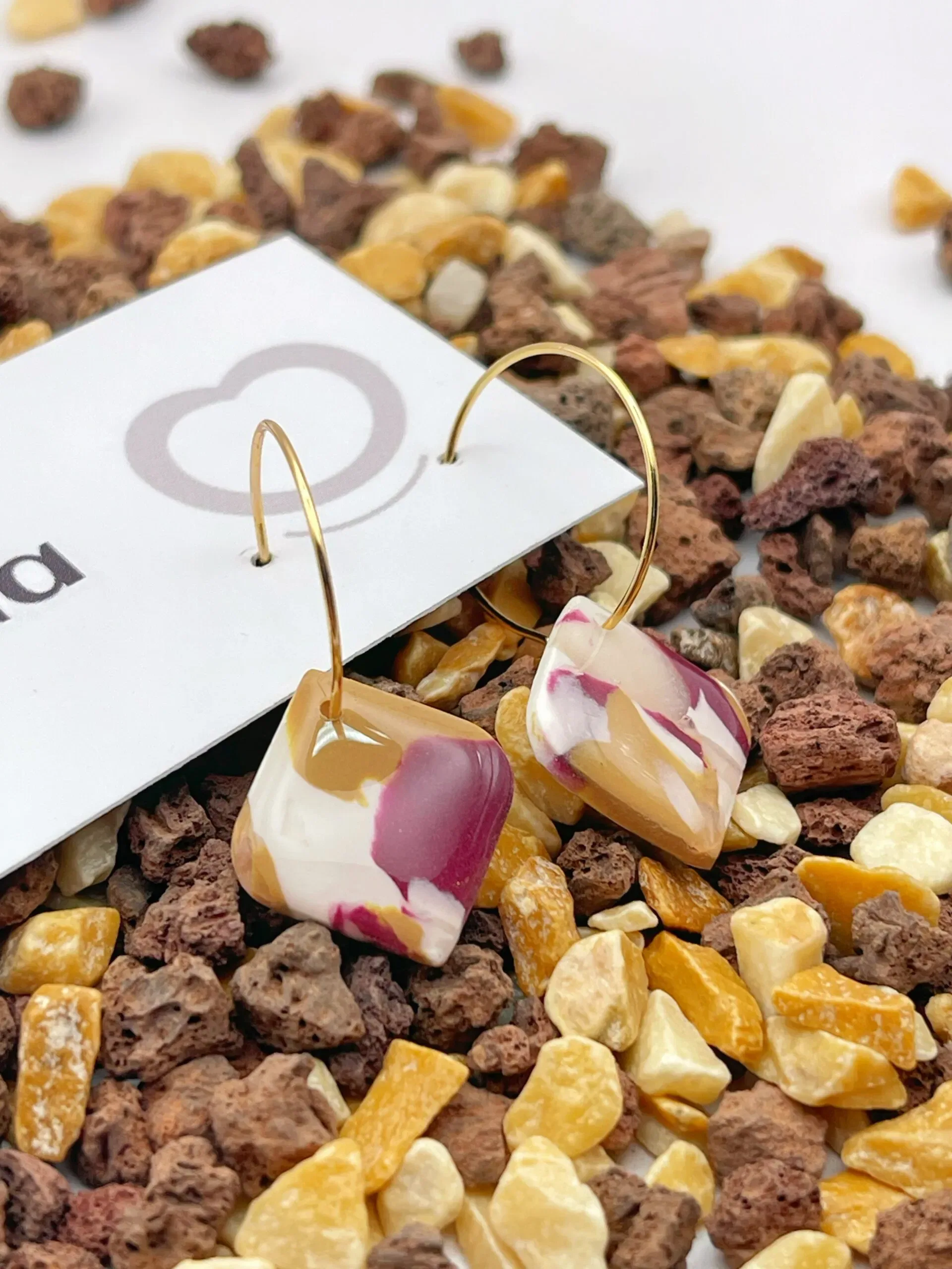 Pendientes Rounded Sienna