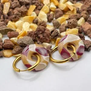Pendientes + Charm Sienna