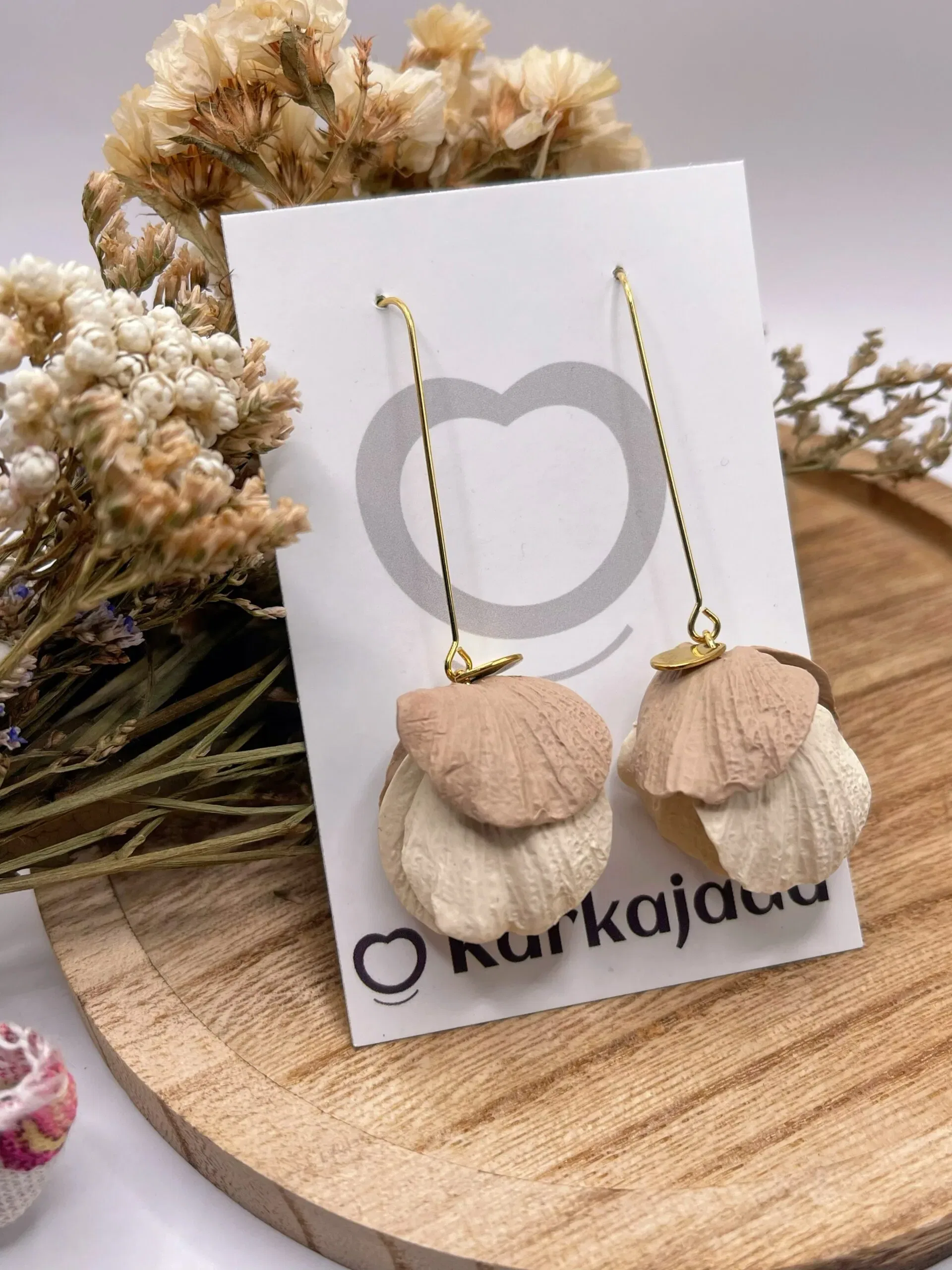 Pendientes Syra Crema