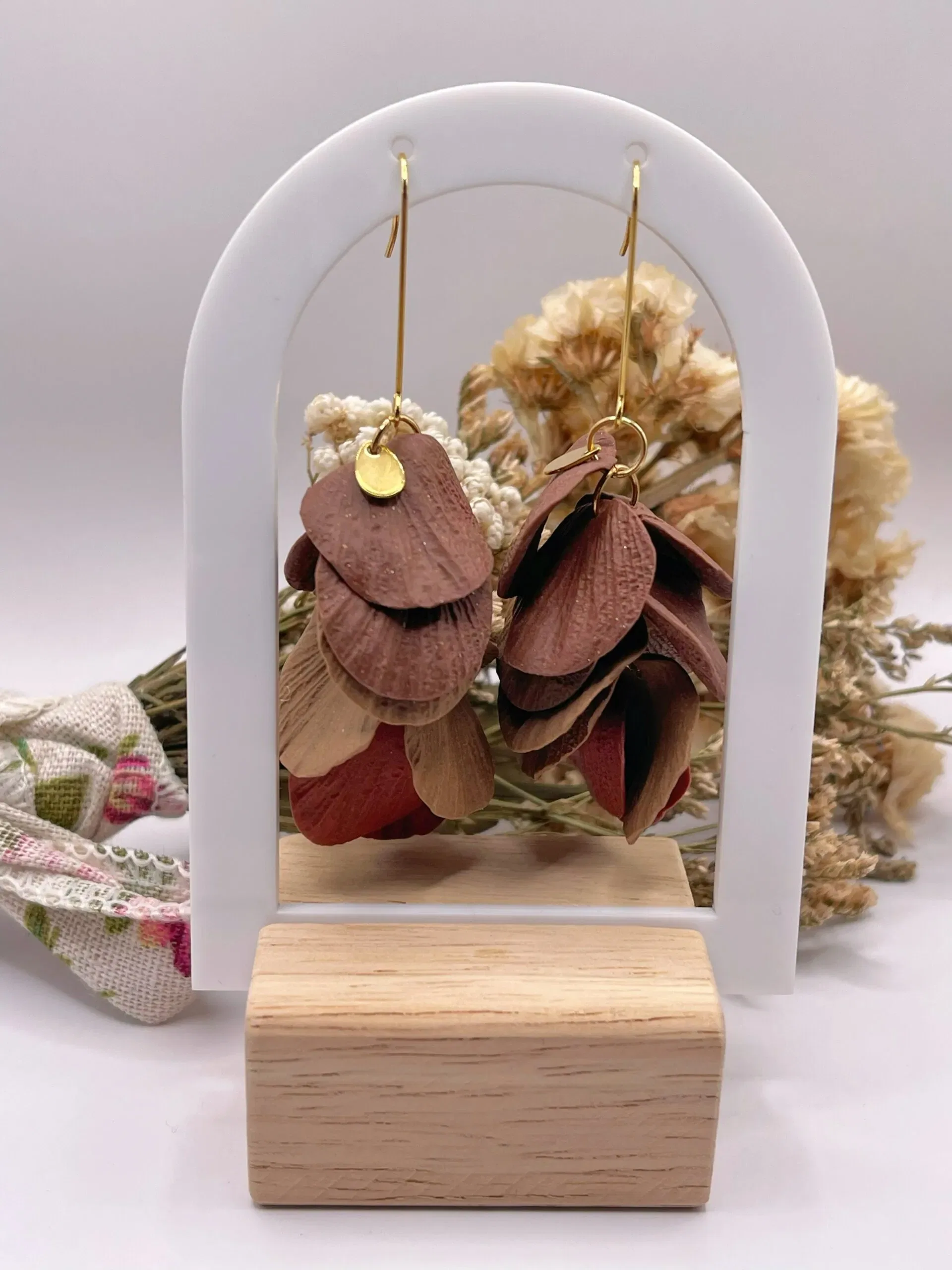 Pendientes Lyra Tierra - Imagen 2