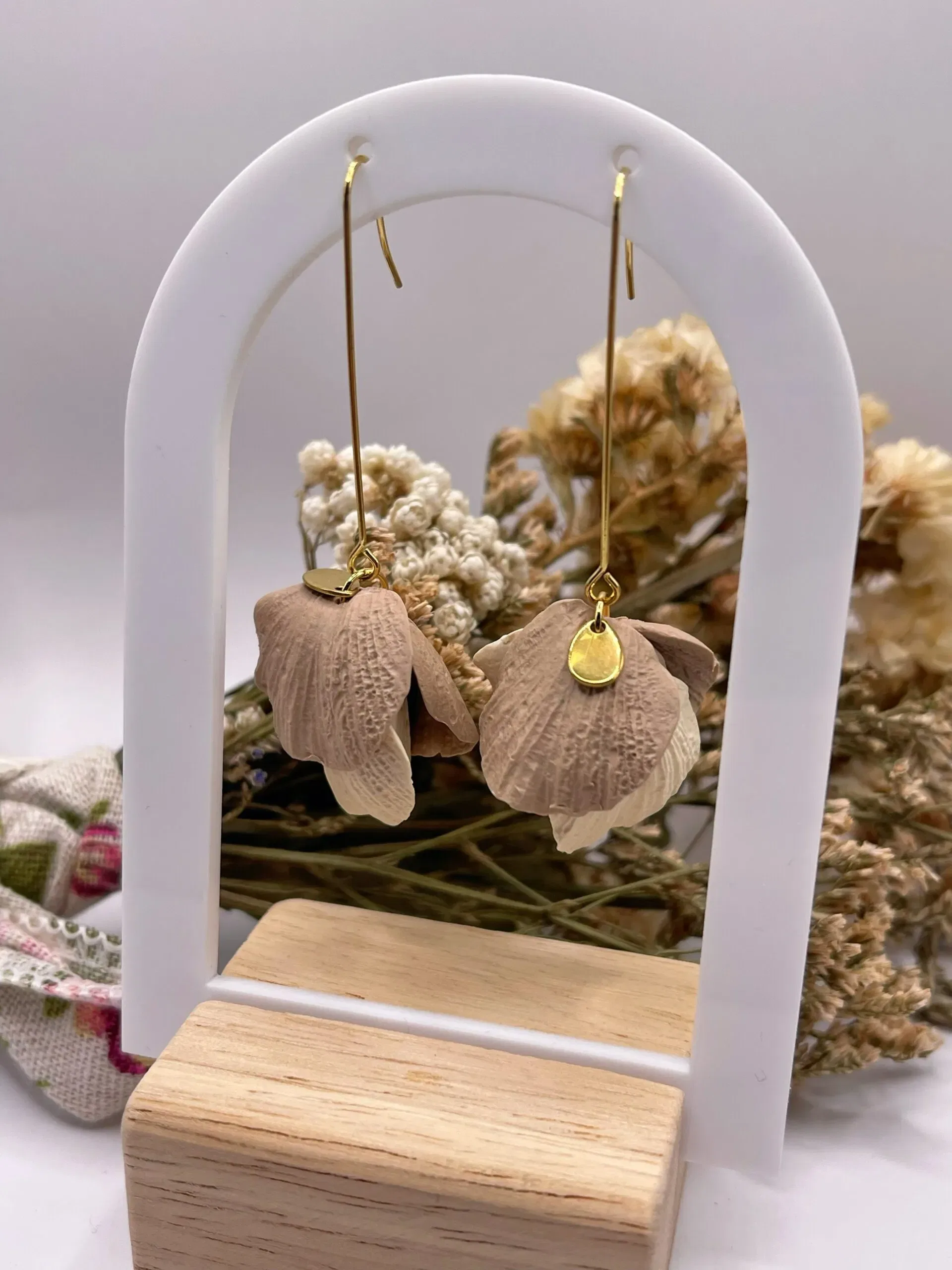 Pendientes Syra Crema - Imagen 2