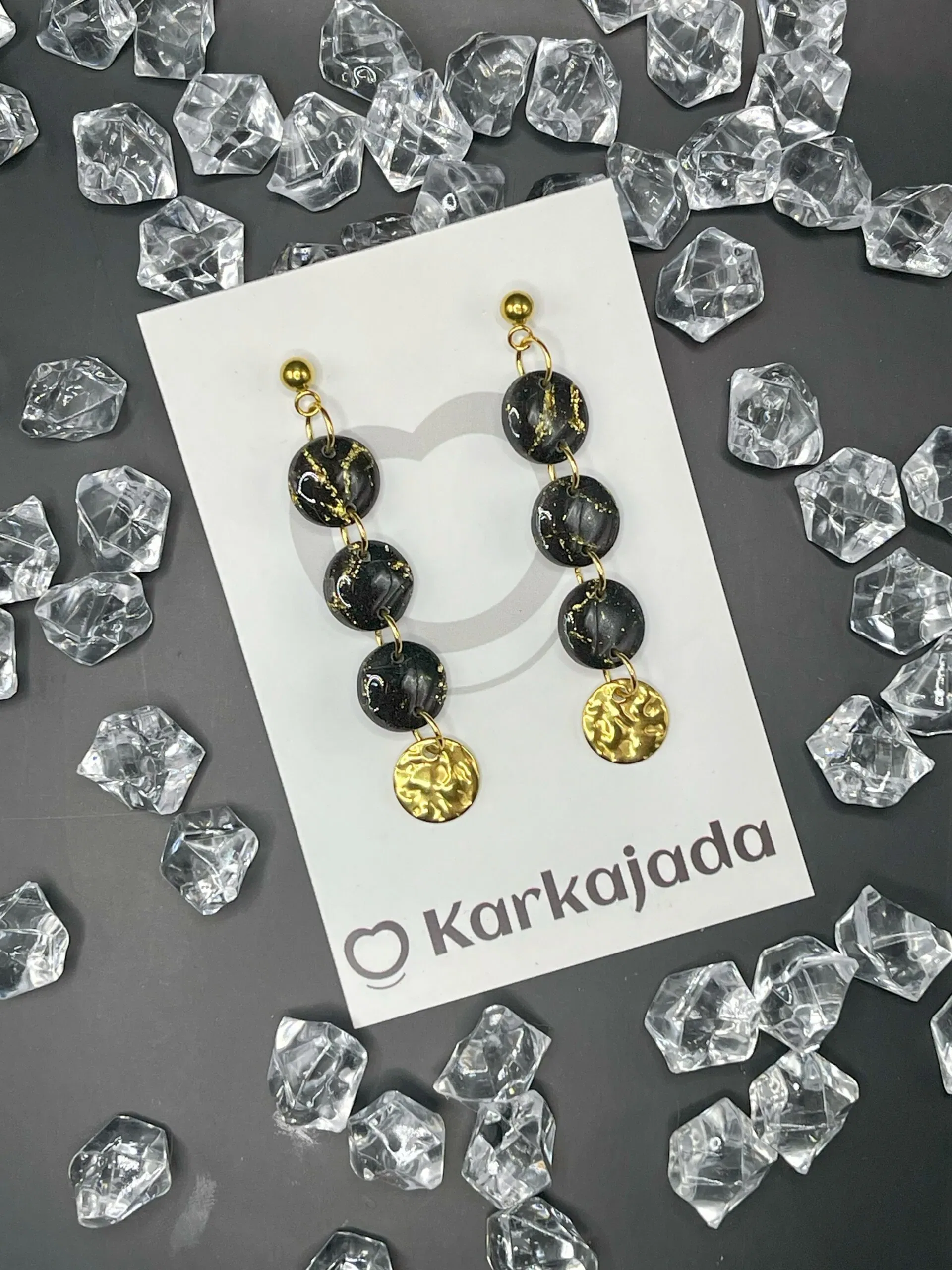 Pendientes Halo Dorado