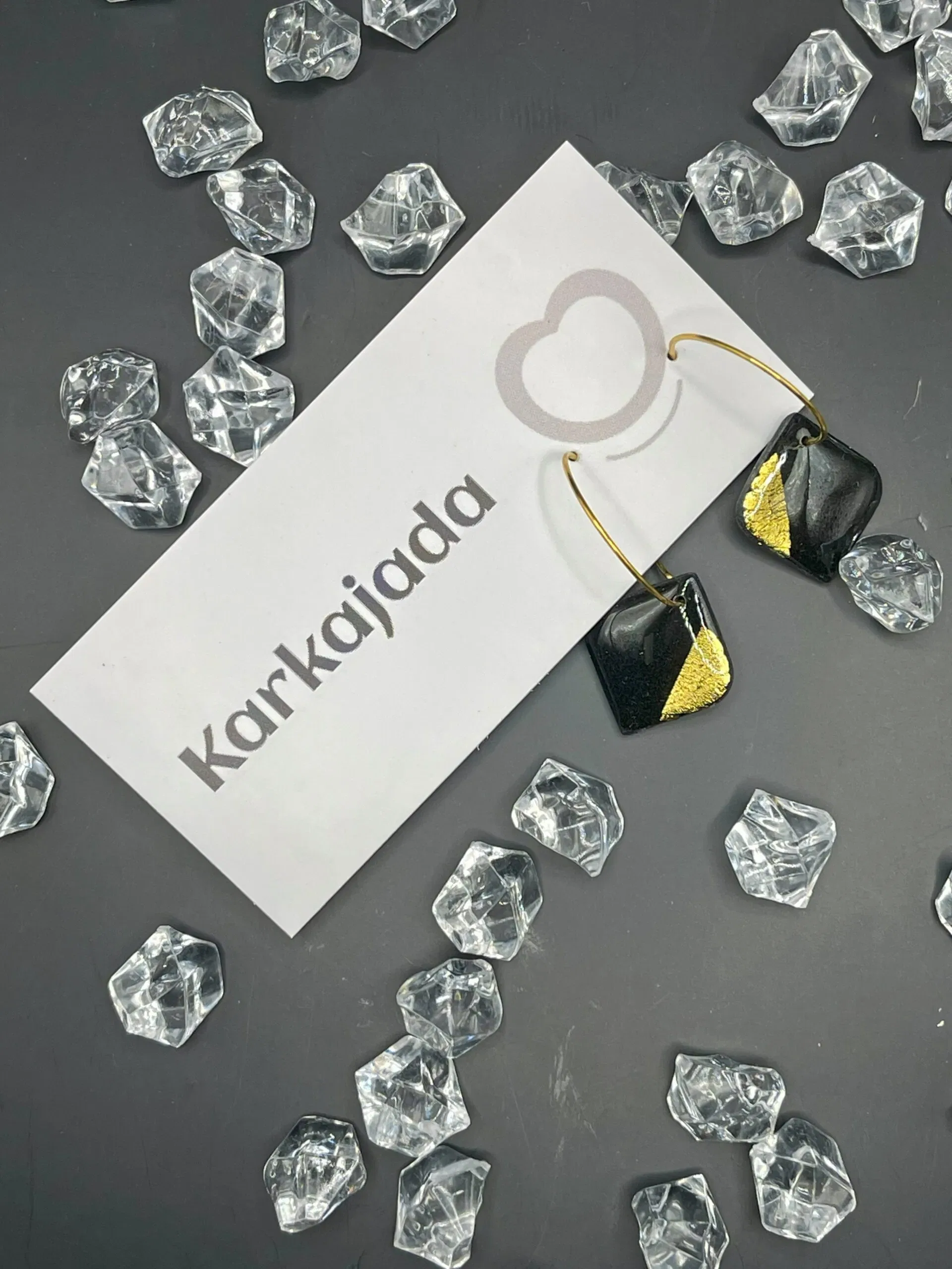 Pendientes Rounded Nox Dorado