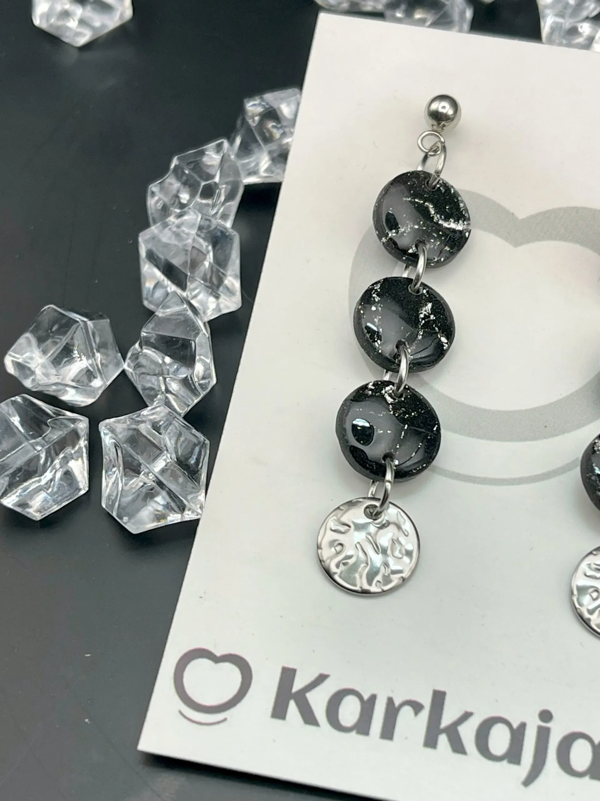 Pendientes Halo Plateado - Imagen 2