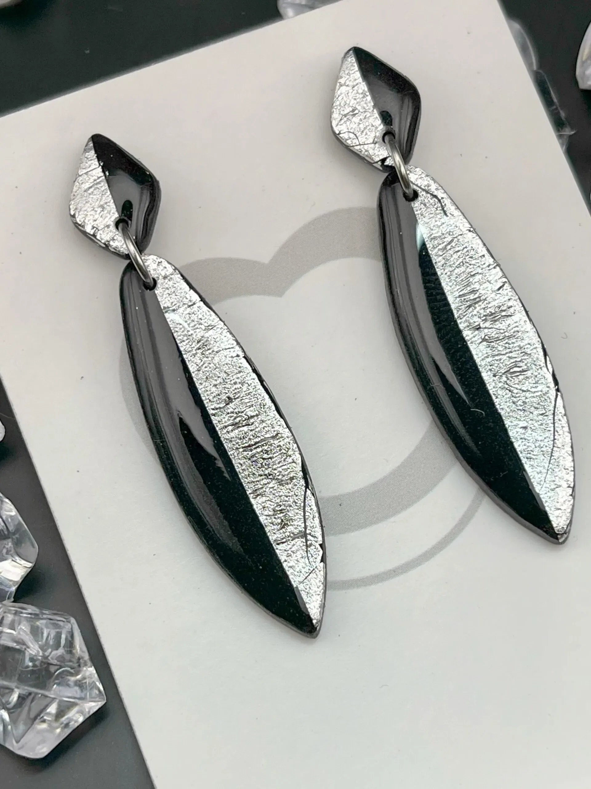 Pendientes Lux Plateado - Imagen 2