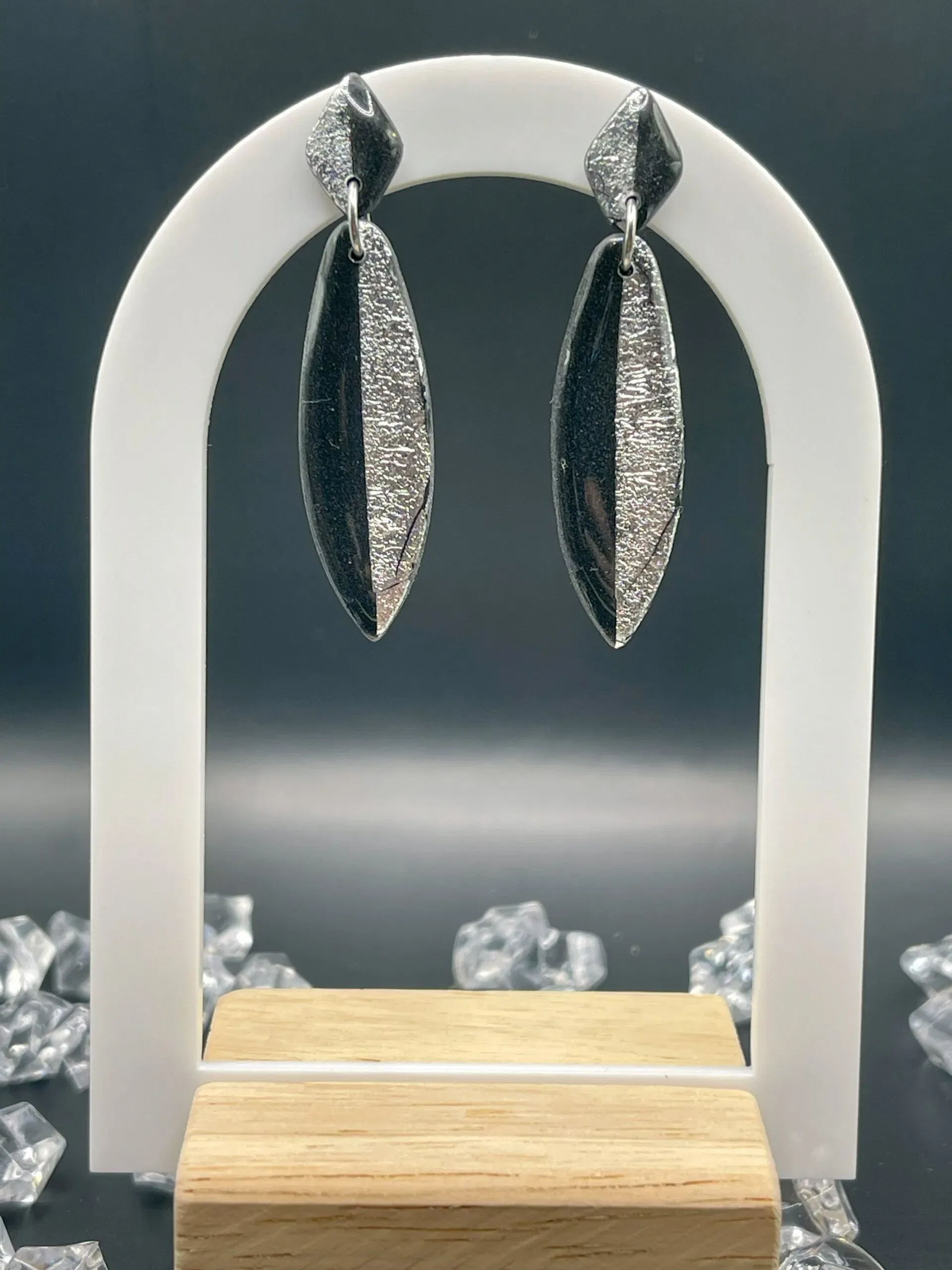 Pendientes Lux Plateado - Imagen 3