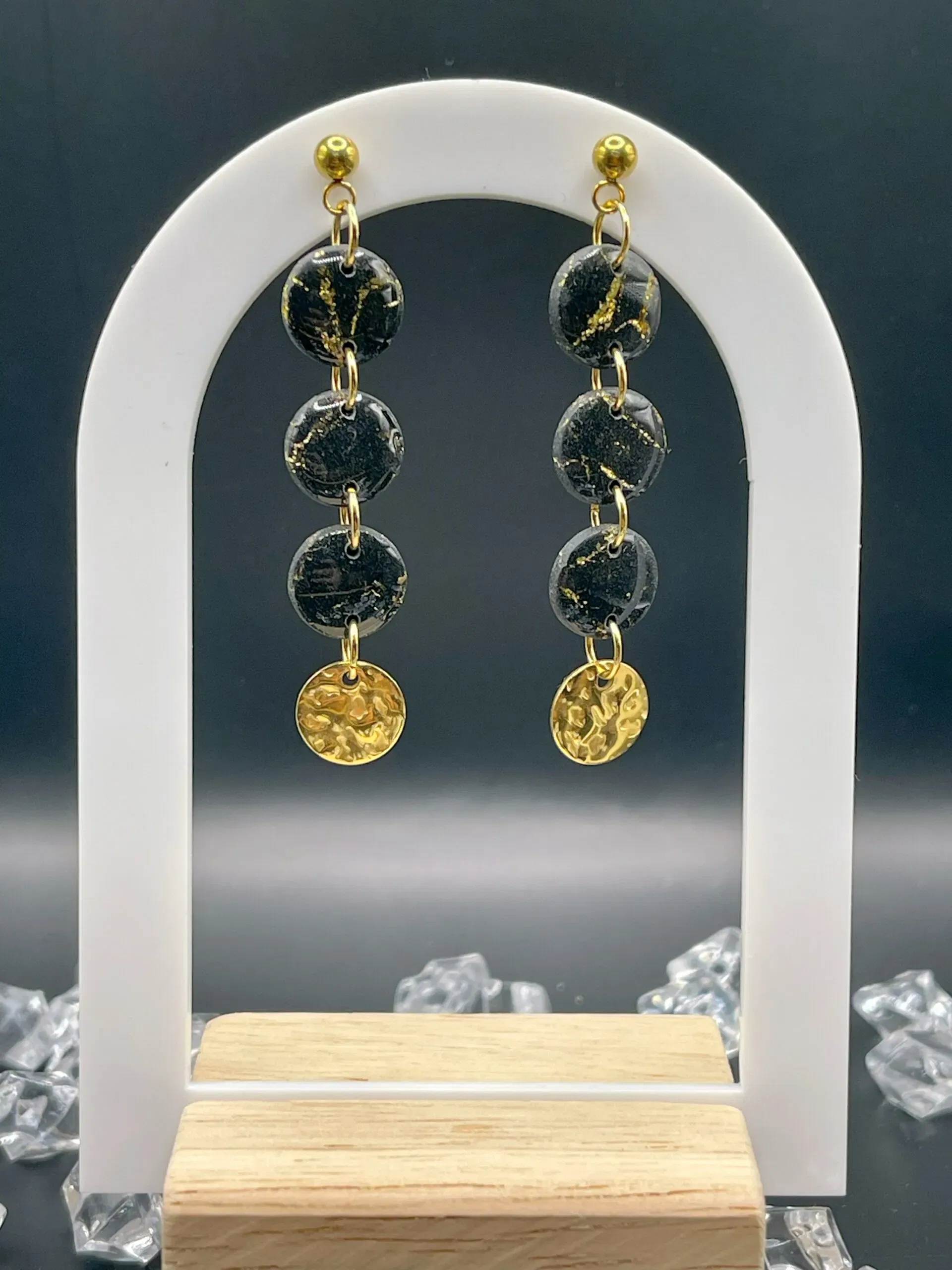 Pendientes Halo Dorado - Imagen 3