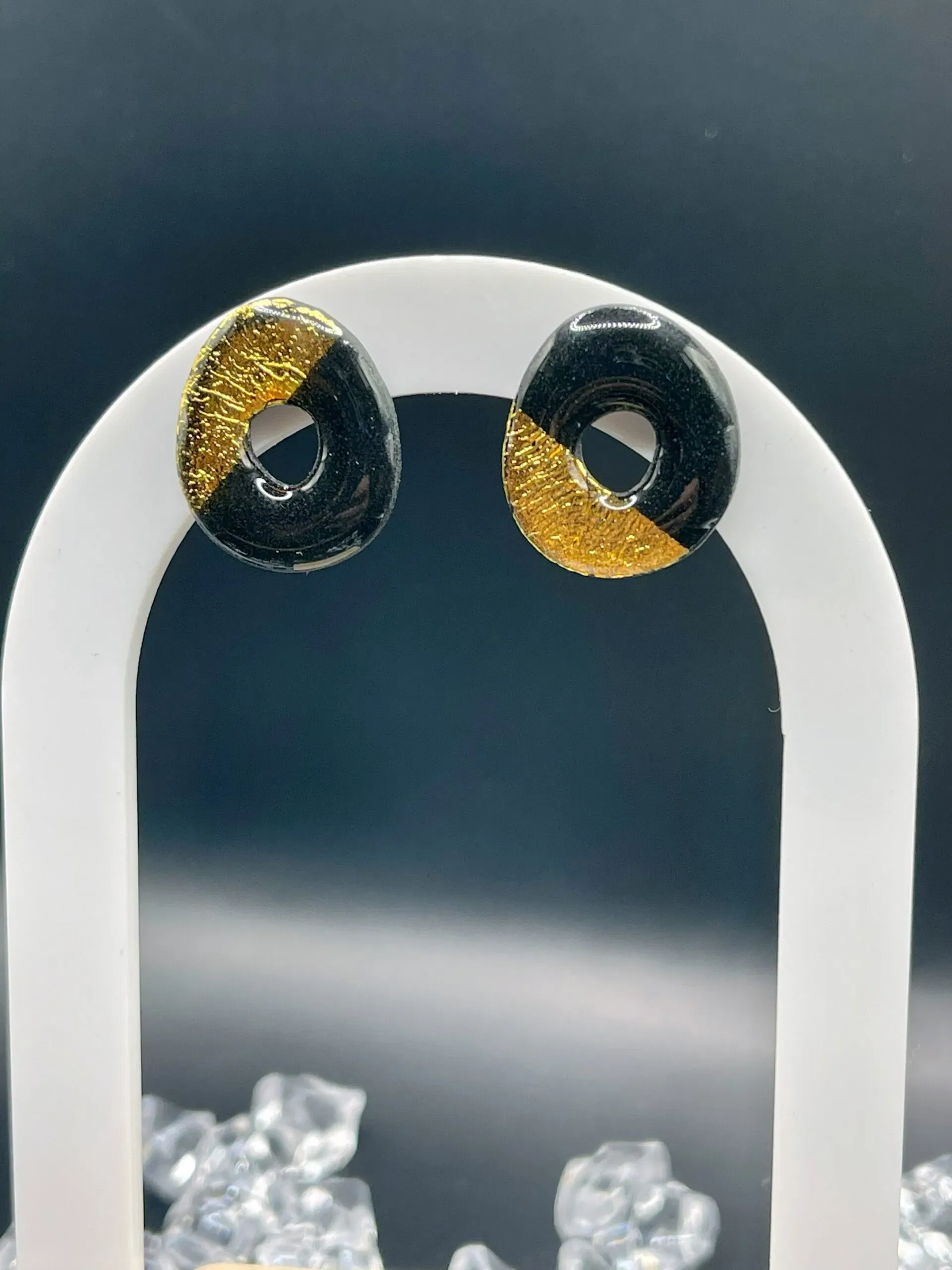 Pendientes Rosc Nox Dorado - Imagen 3