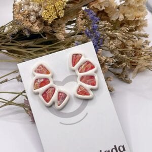 Pendientes Aleteo Coral