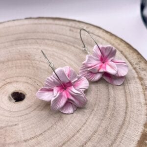 Pendientes Camelia Rosa