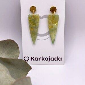 Pendientes Savia Verde